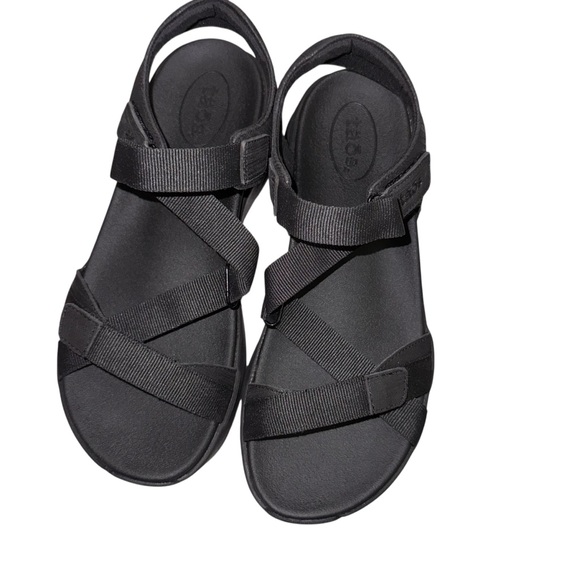 Taos Footwear Super Z Black Sandals in size 10 - Picture 2 of 6